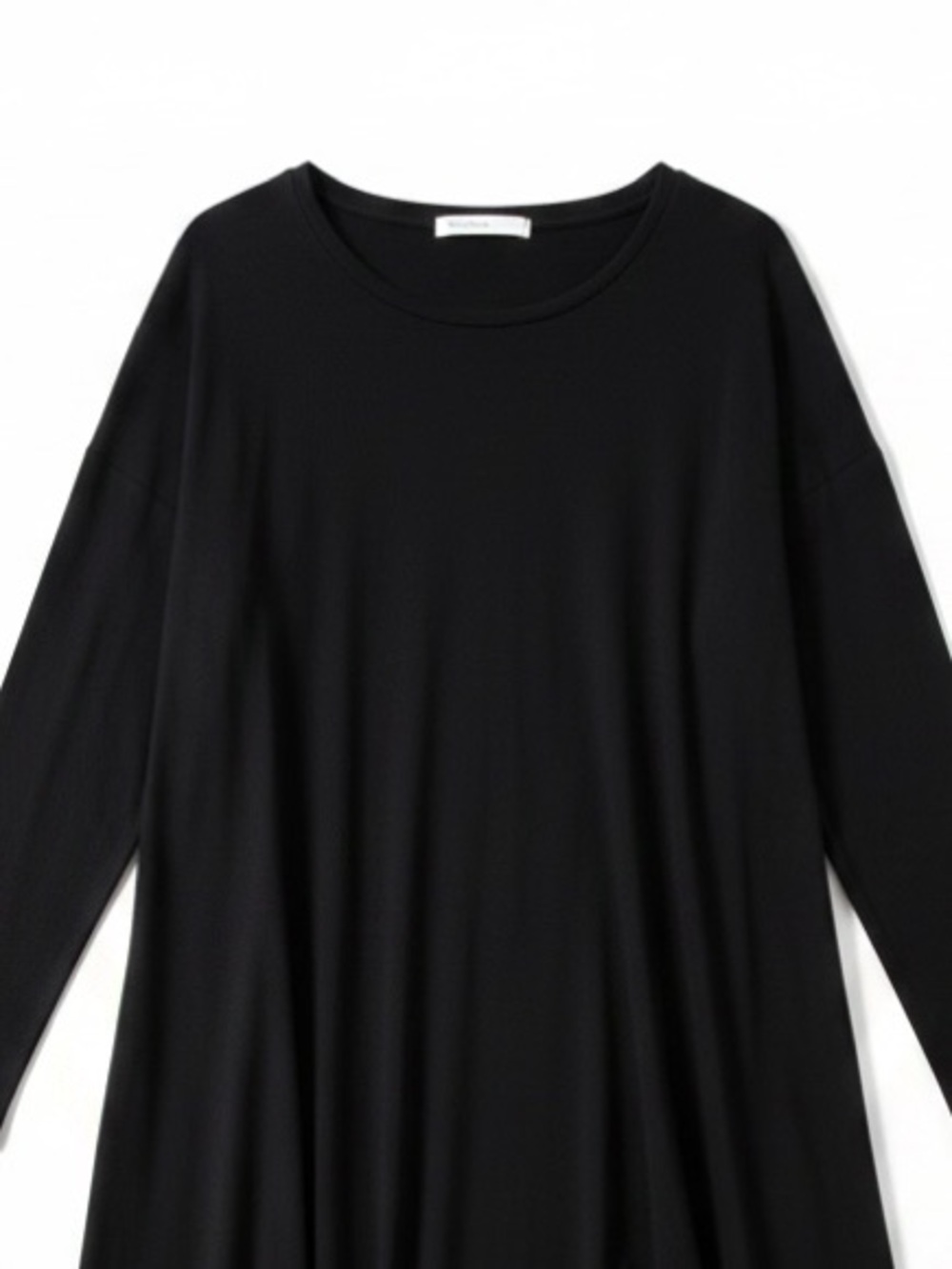 Rohb by Joyce Azria Black Relaxed Fit Asymmetrical Lagenlook Midi Dress Large - Picture 5 of 10